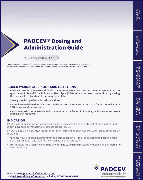 PADCEV Dosing and Administration Guide