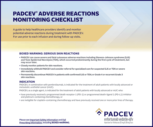 Adverse Reactions Monitoring Checklist
