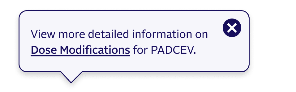 View more detailed information on Dose Modifications for PADCEV.