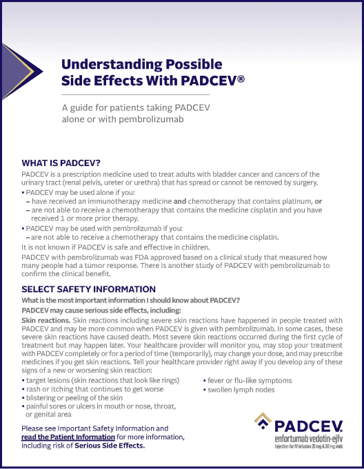 Understanding Possible Side Effects With PADCEV